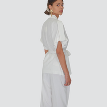 Carica l&#39;immagine nel visualizzatore di Gallery, Vicolo blazer kimono mezza manica 80% viscosa 20% lino Art TD2564
