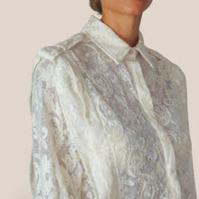 Carica l'immagine nel visualizzatore di Gallery, Haveone camicia burro ricami 55% viscosa Art CVI-R037
