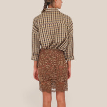 Carica l'immagine nel visualizzatore di Gallery, Haveone camicia over quadri 24% viscosa 44% cotone Art CNO-R060
