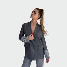 Carica l&#39;immagine nel visualizzatore di Gallery, Haveone blazer over polsi ricamati Art JMA-M057
