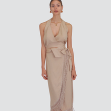 Carica l&#39;immagine nel visualizzatore di Gallery, Haveone top allacciatura collo 85% viscosa Art RMA-N132
