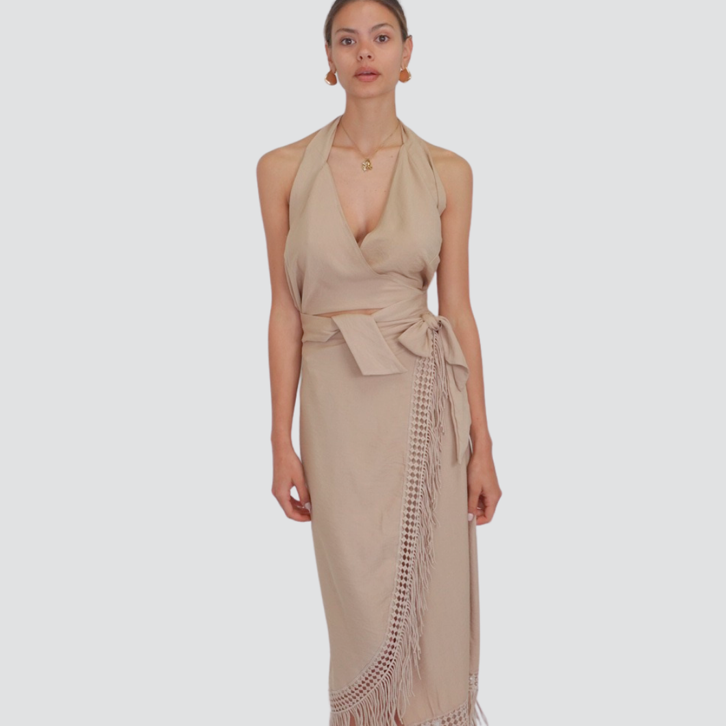 Haveone top allacciatura collo 85% viscosa Art RMA-N132