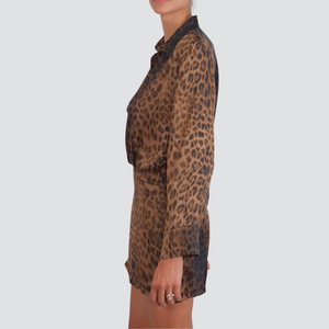 Vicolo abito animalier 1005 viscosa Art TF0884