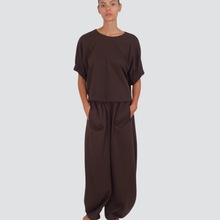 Carica l&#39;immagine nel visualizzatore di Gallery, Dixie pantalone felpa barrel elastico vita con tasche 70% cotone Art PDREYAS

