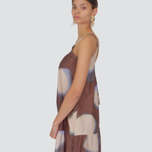 Carica l&#39;immagine nel visualizzatore di Gallery, Vicolo abito fantasia a balze 100% cotone Art TD2717
