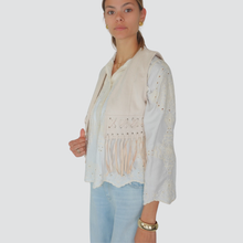 Carica l&#39;immagine nel visualizzatore di Gallery, Haveone gilet dainetto frange Art LSS-N026
