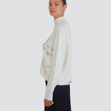 Carica l&#39;immagine nel visualizzatore di Gallery, Haveone maglia over lupetto con applicazioni50% viscosa Art MNC-P053
