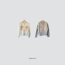 Carica l&#39;immagine nel visualizzatore di Gallery, Philia Loft cardigan ricamo paillettes
