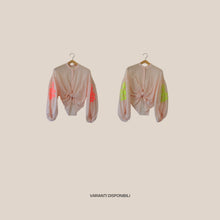 Carica l'immagine nel visualizzatore di Gallery, Tensione in camicia confetto over mussola ricamo fluo Art PE260401
