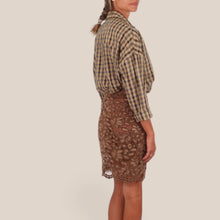 Carica l'immagine nel visualizzatore di Gallery, Haveone camicia over quadri 24% viscosa 44% cotone Art CNO-R060
