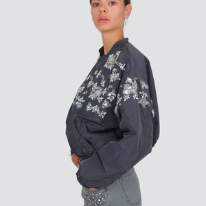 Haveone bomber over con cristalli ricamati Art KMA-P040