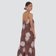 Carica l&#39;immagine nel visualizzatore di Gallery, Vicolo abito fantasia a balze 100% cotone Art TD2717
