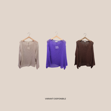 Carica l'immagine nel visualizzatore di Gallery, Vicolo maglia over rete Art 3AB3026
