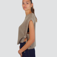 Carica l&#39;immagine nel visualizzatore di Gallery, Haveone maglia gilet fiocchi laterali Art LFP-P016
