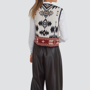 Vicolo gilet ricamo Art 77249F