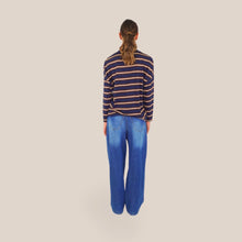 Carica l'immagine nel visualizzatore di Gallery, Tensione in maglia rigata 90% cotone Art 30841

