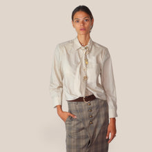 Carica l'immagine nel visualizzatore di Gallery, Haveone camicia con spalline cravatta con spille 50% cotone Art CVS-R048
