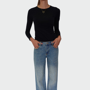 Tensione in jeans con strass 95% cotone Art AI24TENS05