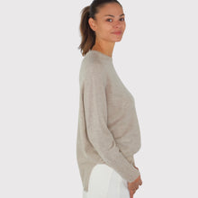 Carica l'immagine nel visualizzatore di Gallery, Vicolo maglia over spacchi 55% lana 45% cashmere Art 2AC2012
