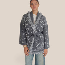 Carica l'immagine nel visualizzatore di Gallery, Tensione in cardigan bandana con cintura Art W5HMG38

