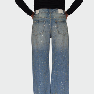 Tensione in jeans con strass 95% cotone Art AI24TENS05