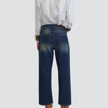 Carica l&#39;immagine nel visualizzatore di Gallery, Tensione in jeans 90&#39;s 100% cotone Art TOM-RAY-BLU
