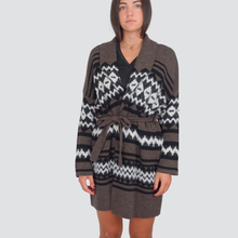 Carica l&#39;immagine nel visualizzatore di Gallery, Dixie cardigan fantasia con cintura Art M440Y143
