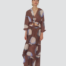 Carica l&#39;immagine nel visualizzatore di Gallery, Vicolo gonna fantasia con balze 100% cotone Art TD2720
