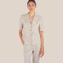 Carica l'immagine nel visualizzatore di Gallery, Maryley blazer manica corta 100% cotone Art 26EB275
