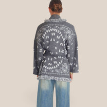 Carica l'immagine nel visualizzatore di Gallery, Tensione in cardigan bandana con cintura Art W5HMG38
