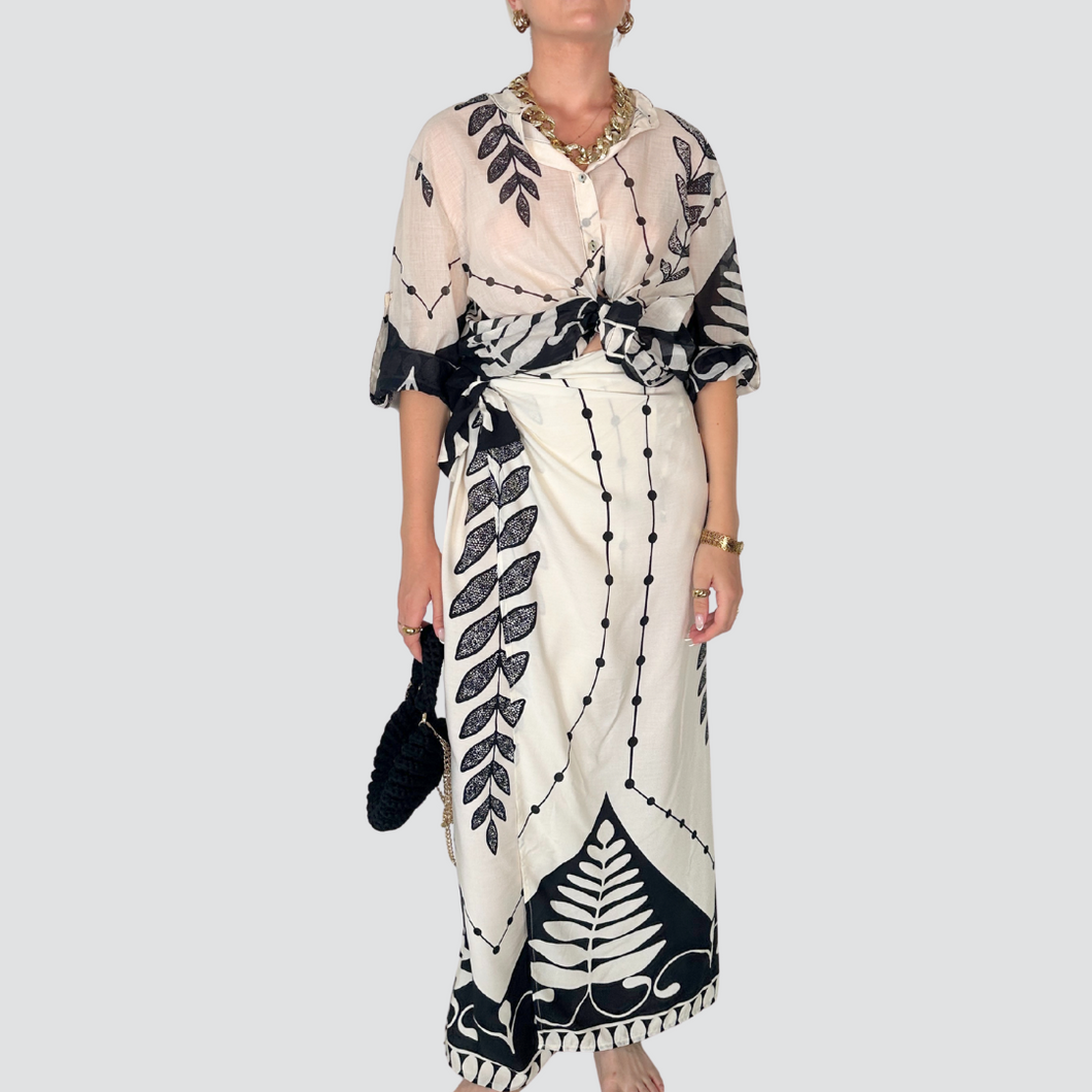 Haveone gonna lunga pareo fantasia 100% viscosa Art GMA-N227