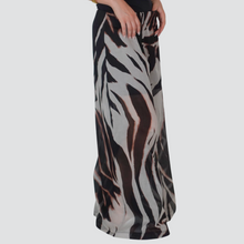 Carica l&#39;immagine nel visualizzatore di Gallery, Vicolo pantalone fantasia palazzo elastico vita 100% cotone Art TD3238
