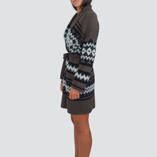 Carica l&#39;immagine nel visualizzatore di Gallery, Dixie cardigan fantasia con cintura Art M440Y143
