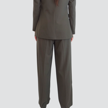 Carica l&#39;immagine nel visualizzatore di Gallery, Tensione in pantalone palazzo con cintura elastico retro 33% viscosa Art 26P1046
