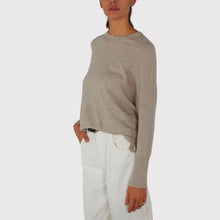 Carica l'immagine nel visualizzatore di Gallery, Vicolo maglia over spacchi 55% lana 45% cashmere Art 2AC2012
