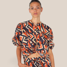 Carica l'immagine nel visualizzatore di Gallery, Haveone camicia over stampa 100% cotone Art CNO-Q458
