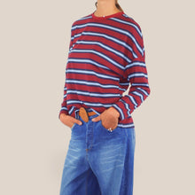 Carica l'immagine nel visualizzatore di Gallery, Tensione in maglia rigata 90% cotone Art 30841
