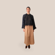 Carica l'immagine nel visualizzatore di Gallery, Haveone gonna elastico vita con cintura 100% cotone Art GFW-Q123
