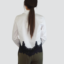 Carica l&#39;immagine nel visualizzatore di Gallery, Tensione in camicia pizzo 100% cotone Art 37764
