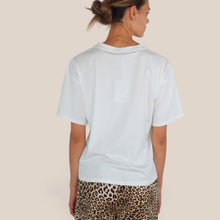 Carica l'immagine nel visualizzatore di Gallery, Susy Mix t-shirt over taschino paillettes 100% cotone Art 12195
