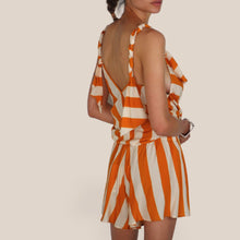 Carica l'immagine nel visualizzatore di Gallery, Haveone shorts rigato elastico vita 100% viscosa Art PMA-Q653
