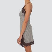 Carica l&#39;immagine nel visualizzatore di Gallery, Haveone abito sottoveste con pizzo 32% viscosa Art AMA-P059
