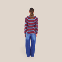 Carica l'immagine nel visualizzatore di Gallery, Tensione in maglia rigata 90% cotone Art 30841
