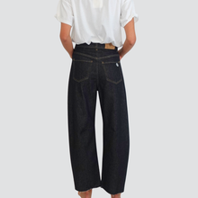 Carica l&#39;immagine nel visualizzatore di Gallery, Haveone jeans Barbara raw denim nero 100% cotone Art PFA-P048
