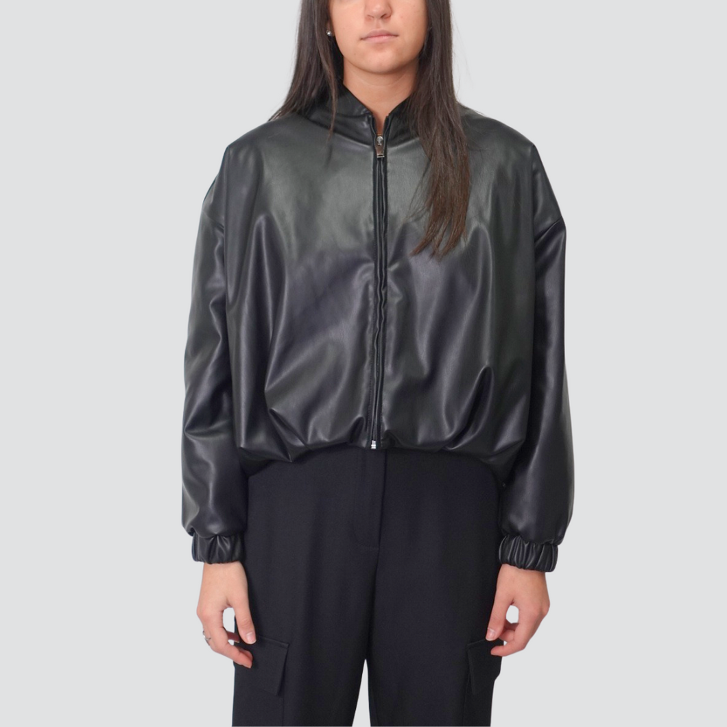 Vicolo bomber ecopelle interno trapuntato Art TF1541