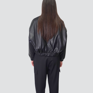 Vicolo bomber ecopelle interno trapuntato Art TF1541