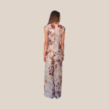 Carica l'immagine nel visualizzatore di Gallery, Vicolo pantalone palazzo stampa floreale elastico vita 75% lyocell Art TAB2015
