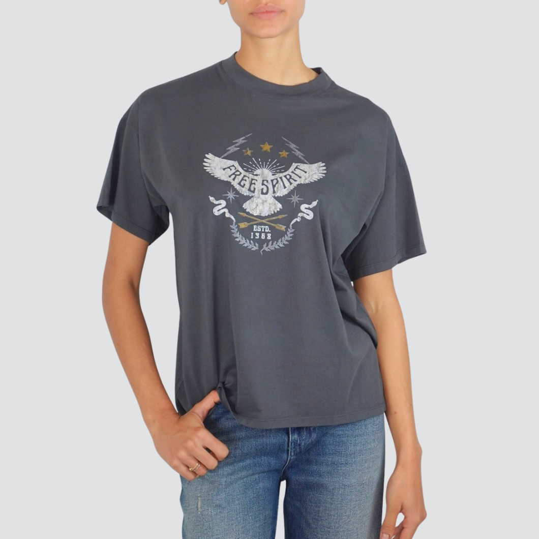 Vicolo t-shirt over con stampa 100% cotone Art RF0359