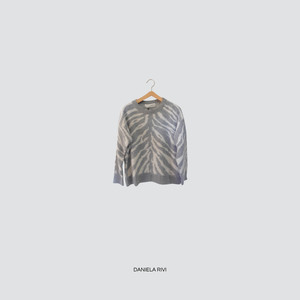 Haveone maglia paricollo jacquard Art MIT-P095
