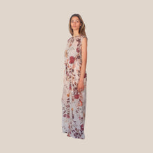 Carica l'immagine nel visualizzatore di Gallery, Vicolo pantalone palazzo stampa floreale elastico vita 75% lyocell Art TAB2015
